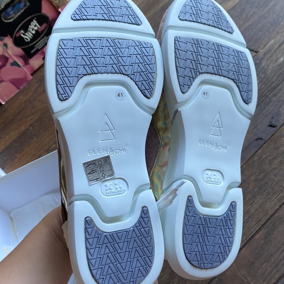 Elena Iachi sparkle sneakers (new with box) - Picture 4 of 4